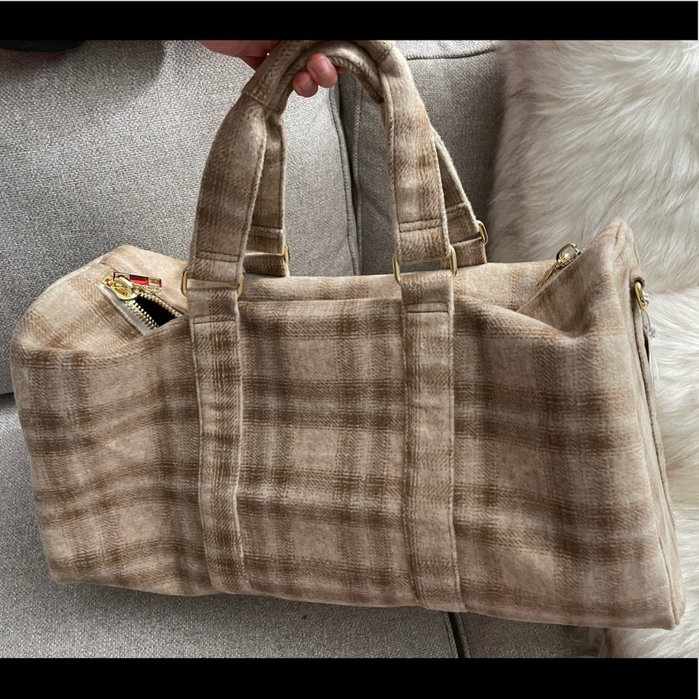 Stoney Clover Lane Tis the Season Wool Plaid Duffle